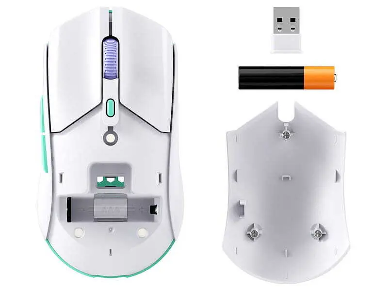 Миша HyperX Pulsefire Haste 2 Core Wireless White (8R2E7AA) - фото 9