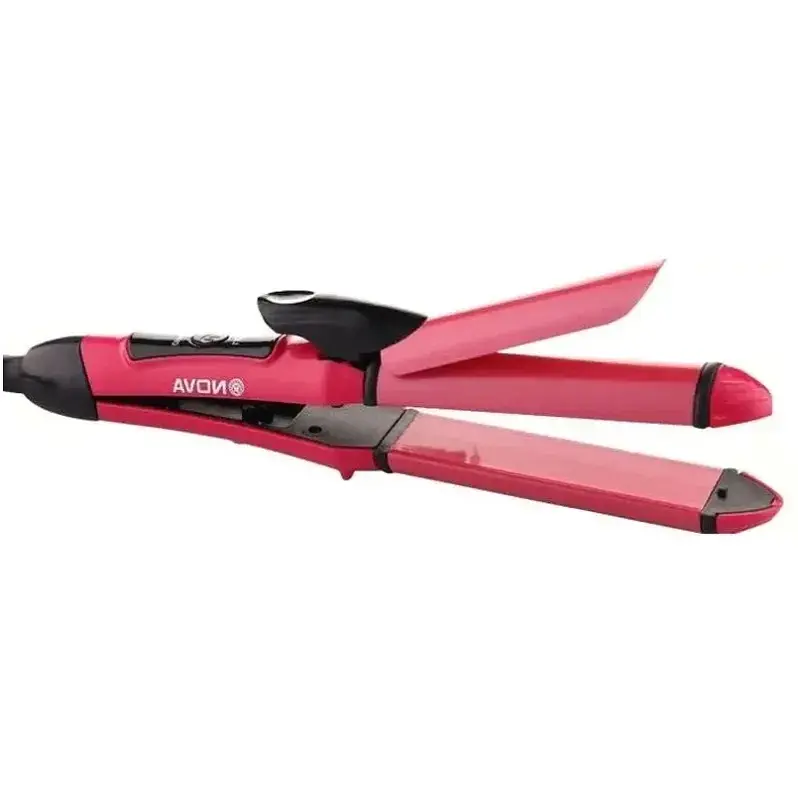 Плойка-праска для волосся Digital Nova 2 in 1 Beauty Set NHC-2009 Розпродаж - фото 2