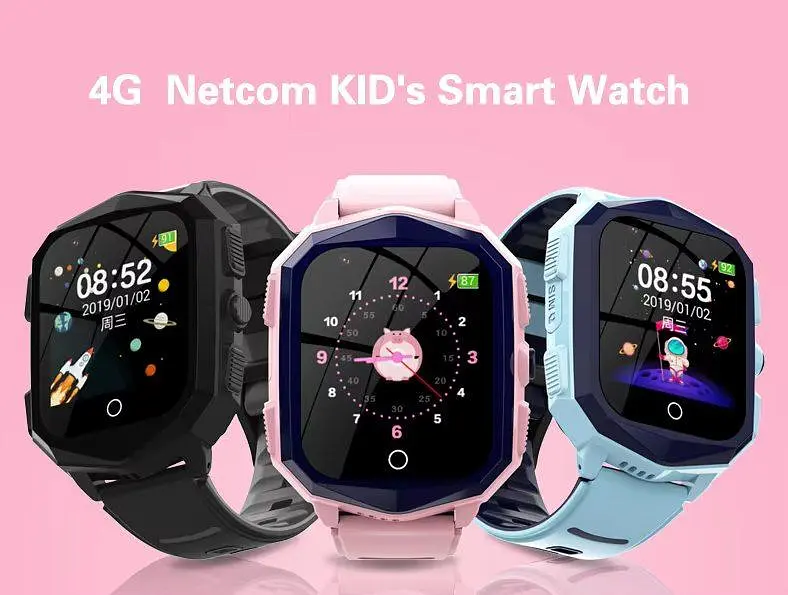 Смарт годинник для дітей F60 з GPS, відеодзвінками, 4G SIM-картою та кнопкою SOS Чорний - фото 11