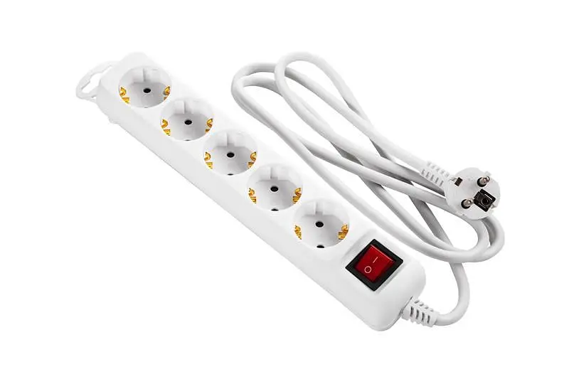Фильтр питания 2Е 5хSchuko, 1.5 м, белый (2E-U05ESM1.5) - фото 6
