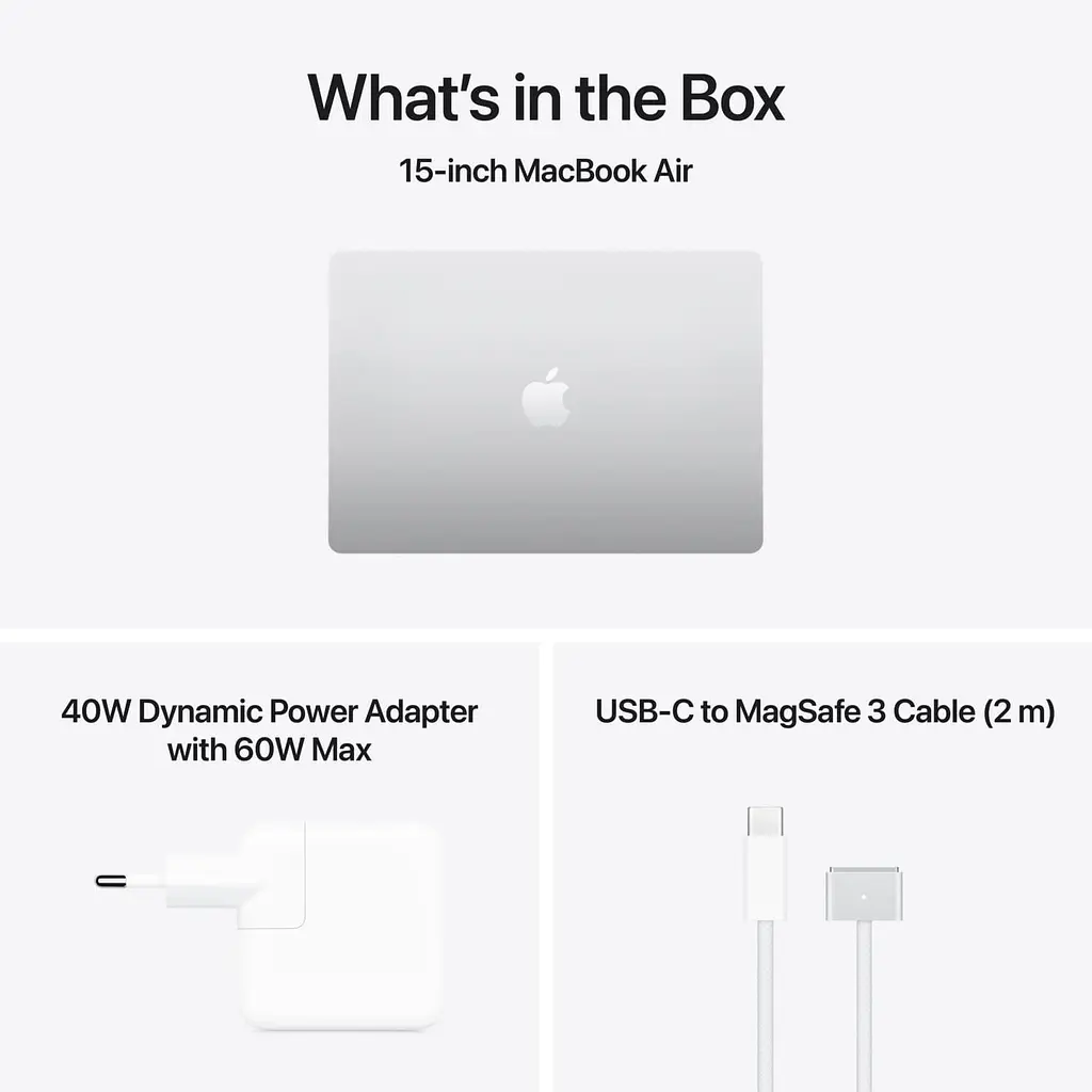 Ноутбук Apple 15.3 MacBook Air / M5/16GB/1TB/UMA/MacOS/Silver (MDVA4UA/A) - фото 7