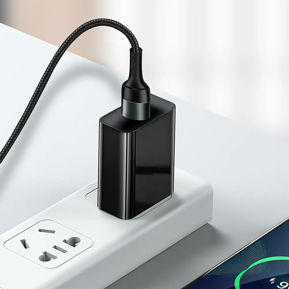 Кабель ColorWay USB-microUSB nylon 2.4А 1 м Black - фото 10