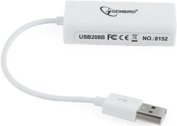 Мережевий адаптер Gembird USB 2.0 - Fast Ethernet RJ45 (NIC-U2-02) - фото 3