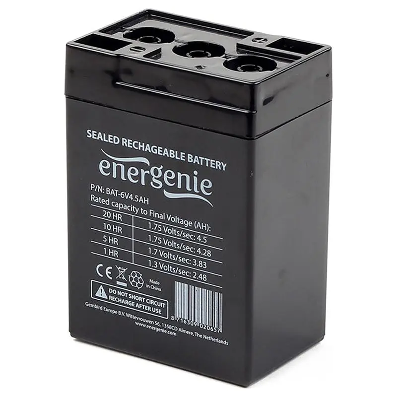 Батарея до ДБЖ EnerGenie BAT-6V4.5AH - фото 2