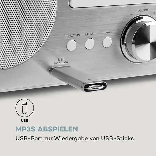 Компактная стереосистема Auna Harvard (10031950) - фото 4