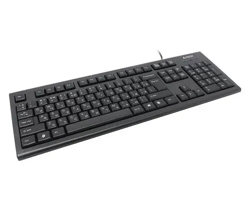 Клавіатура A4Tech KR-85 чорний, PS/2, стандартна
