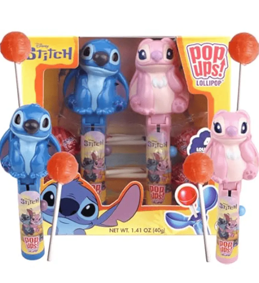 Набір льодяників з тримачем Disney Stitch Pop Ups! Lollipop 40г - фото 2