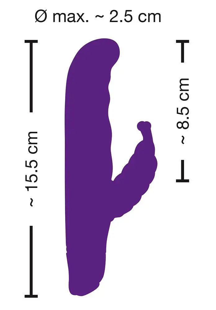 Вібратор Sweet Smile G-Butterfly 15.5 см фіолетовий - фото 5