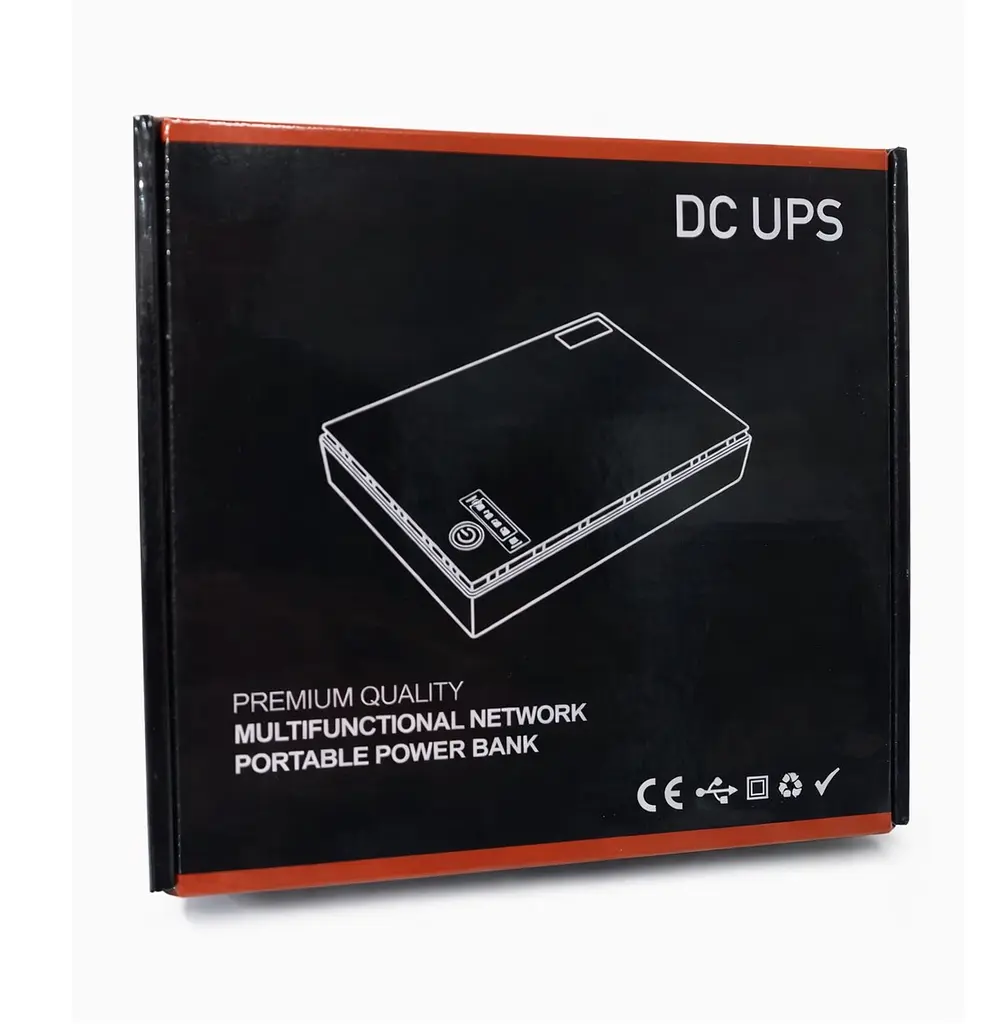 UPS ИБП бесперебойное питание для роутера, терминала ONU, DC 5/9/12V, USB Type-C, Voltronic DC18W 10400mAh - фото 4