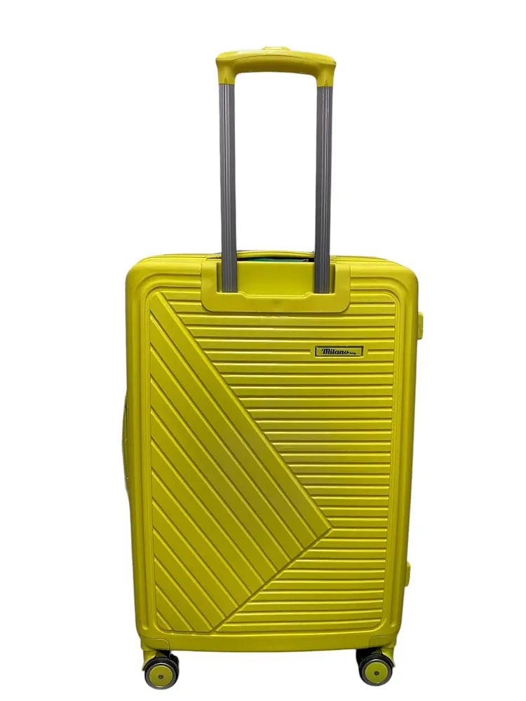 Валіза середня Milano bag 050 поліпропілен M Жовтий - фото 5