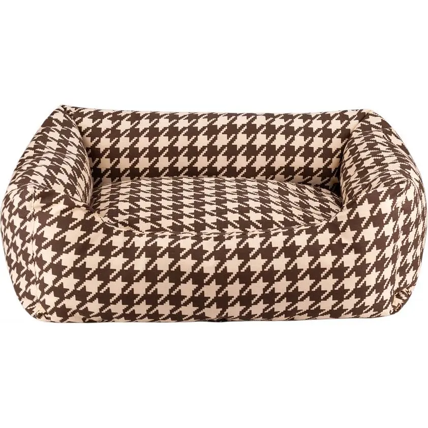 Лежак для тварин BronzeDog Comfort прямокутний L 50х70х17 см коричневий - фото 2