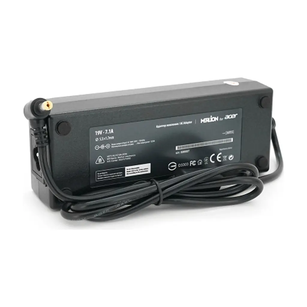 Блок живлення до ноутбуку Merlion ACER 135W 19V 7.1A, 5.5*1,7 (LAC135/19-5.5*1.7) - фото 2