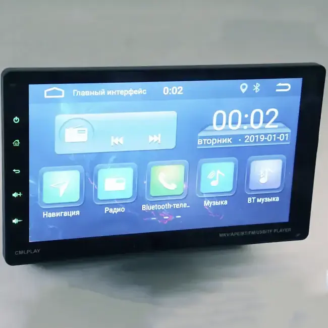 Автомобильная магнитола с сенсорным экраном 1DIN CAR MP5 9010C Carplay - фото 3
