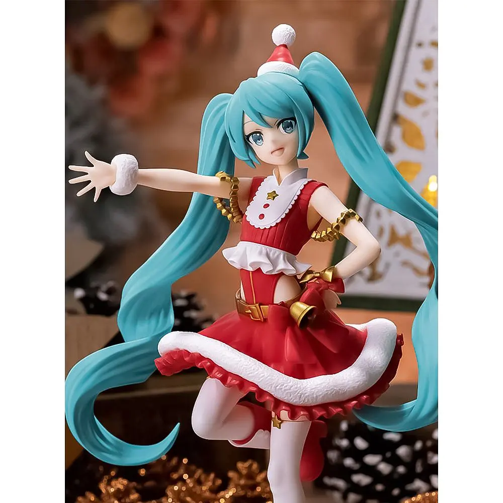Фігурка Sega Luminasta Vocaloid Hatsune Miku Christmas Вокалоїди Міку Хацуне Різдво 250 см SL V HMC 20 - фото 4