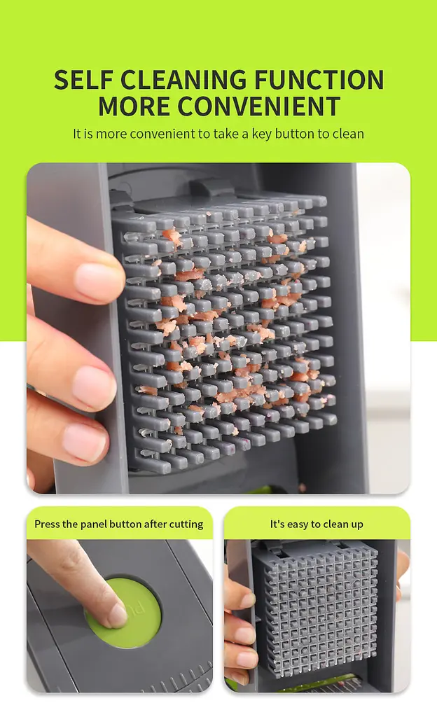 Овочерізка-подрібнювач Veggie Slicer 14 в 1 ситечко для яєць і ніж для чищення овочів KA-808 - фото 3