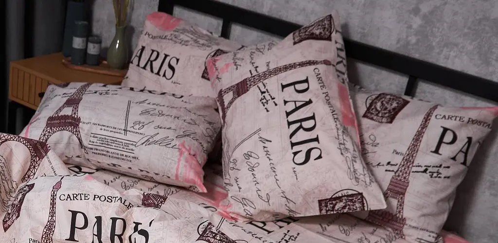 Набор наволочек Moon&Star Мікросатин Premium Paris Souvenir 50х50 см 2 шт - фото 3