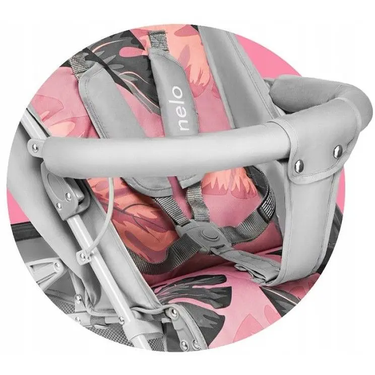 Коляска прогулянкова Lionelo Elia Tropical Pink, рожевий (LO-ELIA TROPICAL PINK) - фото 7