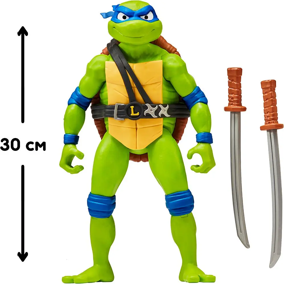 Ігрова фігурка TMNT Черепашки-ніндзя Movie III Леонардо Гігант, 30 см (83401) - фото 2