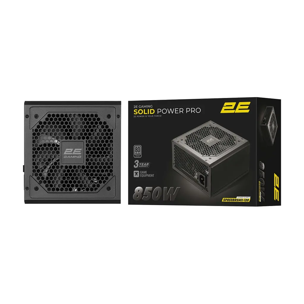 Блок живлення 2E 850W GAMING Solid Power Pro (2E-SP850BRSMII-120) - фото 4