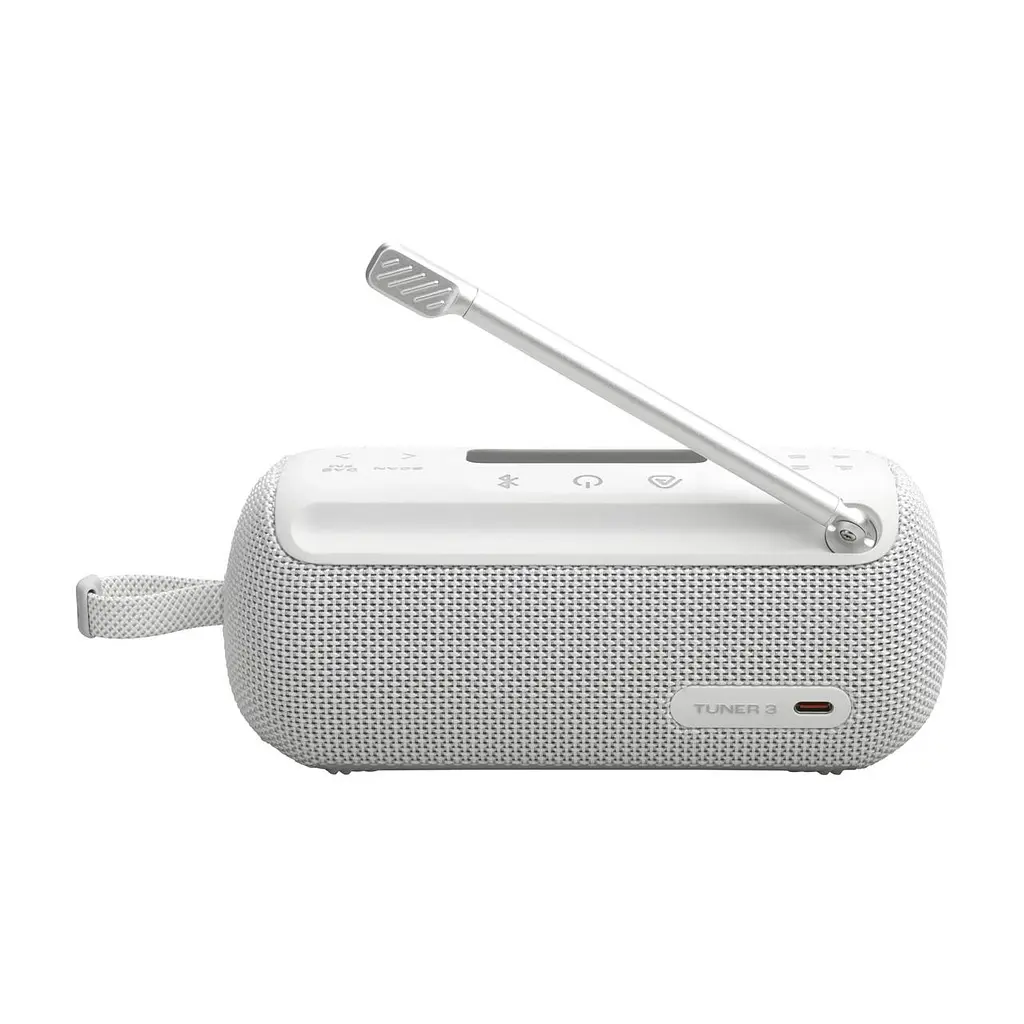 Акустична система портативна з БТ та тюнером JBL JBLTUNER3WHT - фото 2