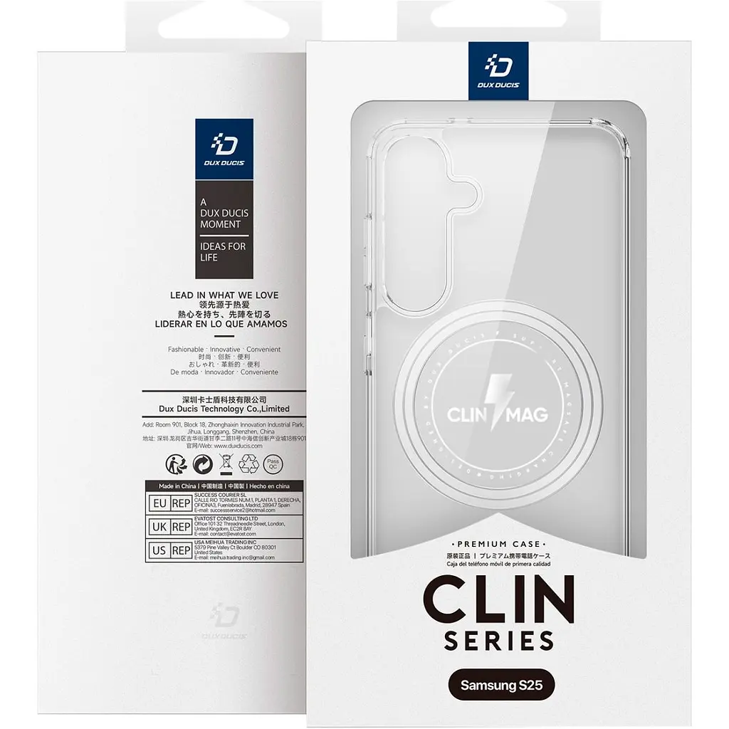 Чехол Dux Ducis Clin Mag with MagSafe для Samsung Galaxy S25 Transparent [134546] - фото 4