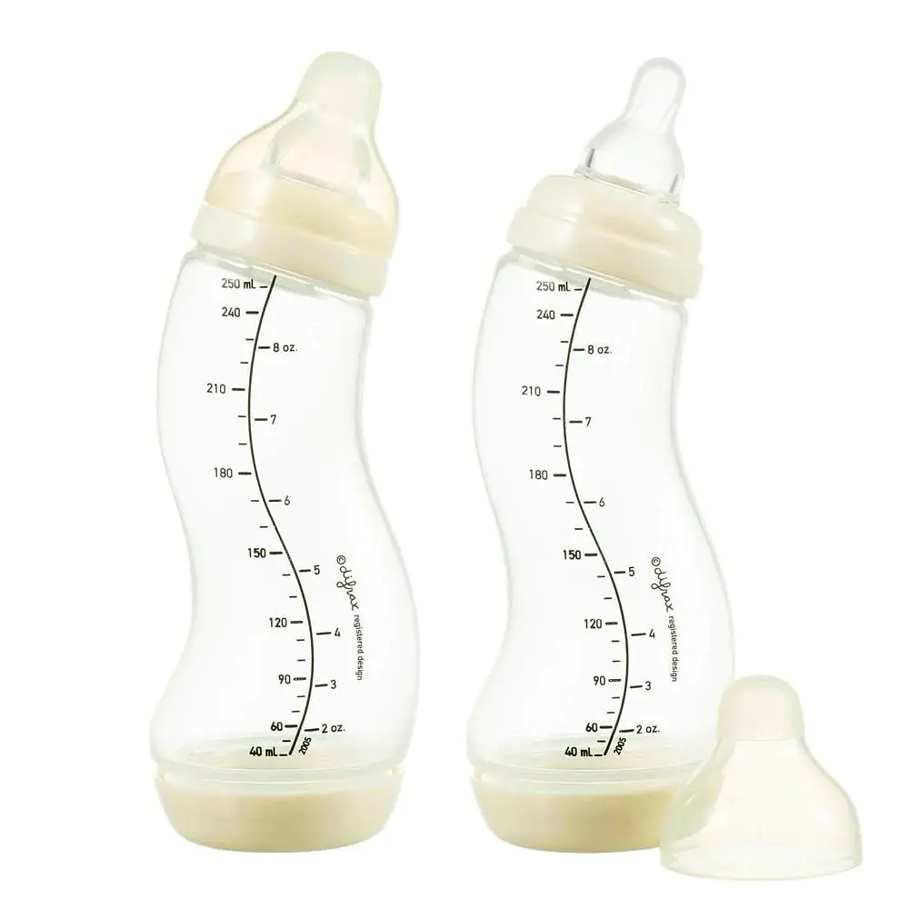 Набір для годування новонароджених Difrax S-bottle Natural 4 антиколікові пляшечки та 2 пустушки - фото 2