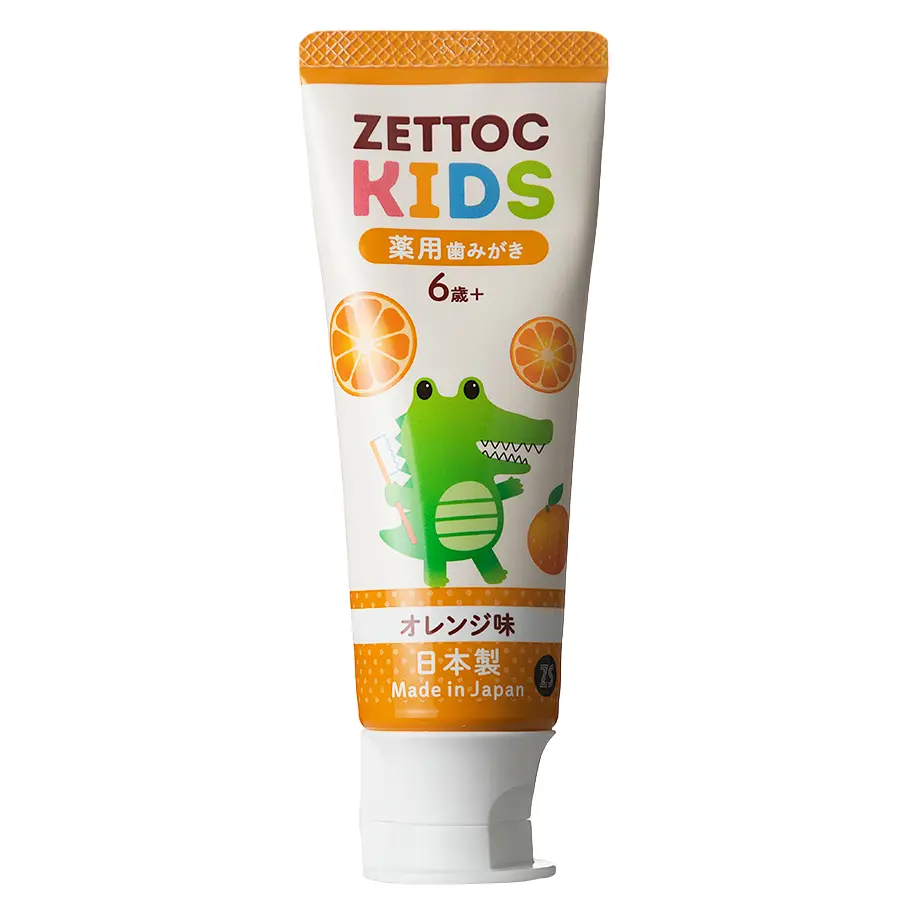Дитяча зубна паста Zettoc Nippon Style Kids Orange, зі смаком апельсина, 60 г (4582118955312) - фото 2