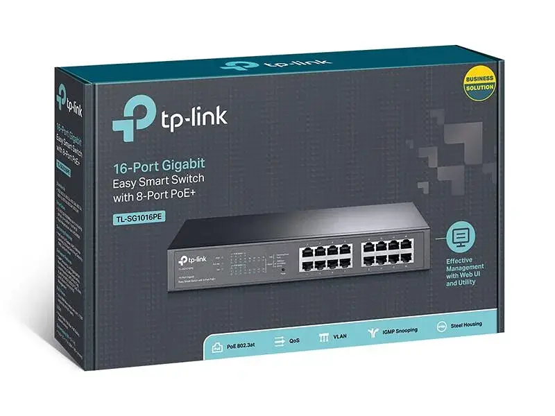 Комутатор мережевий TP-Link TL-SG1016PE - фото 3