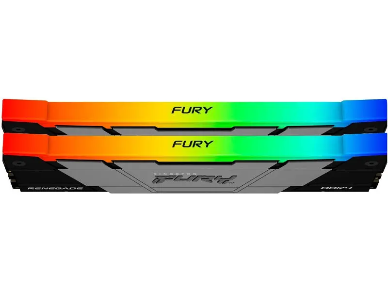 Модуль пам'яті Kingston FURY 32 GB (2x16GB) DDR4 3200 MHz Renegade RGB Black (KF432C16RB12AK2/32) - фото 4