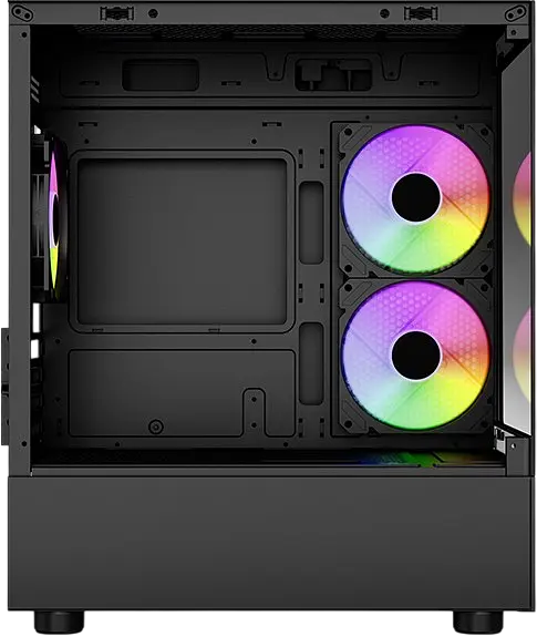 Корпус Aerocool Viewport Mini-G-BK-v2 ARGB Black (ACCM-ES09133.11) - фото 2