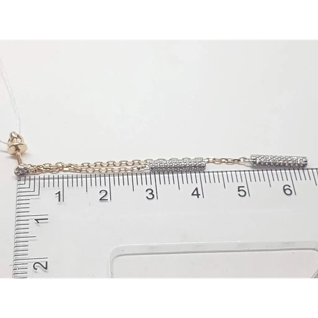 Золоті сережки-пусети Харківська ювелірна фабрика трансформери. 700531-СПРРП - фото 7