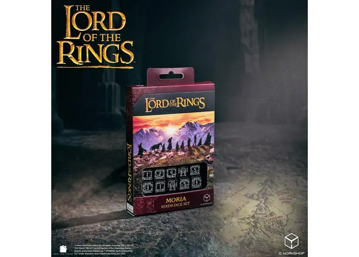 Набір кубиків The Lord of the Rings: Moria 10xD6 Dice Set (LOTR/190166/MOA/B) - фото 7