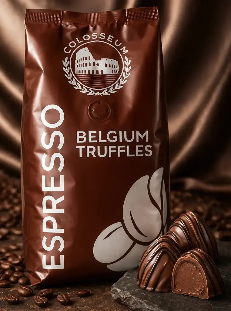 Кава в зернах Colosseum Espresso Belgium Truffles 100 % арабіка 1 кг