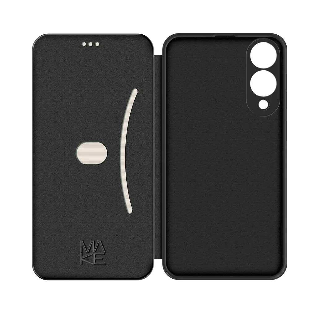Чохол-книжка MAKE Samsung S25 Edge Flip Jet Black - фото 3