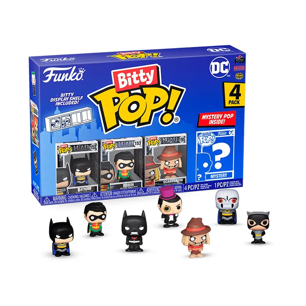 Набір ігрових фігурок BITTY POP! серії "DC" (4 фігурки в асорт.) Funko 76339 - фото 8
