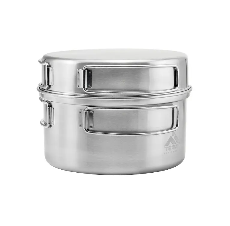 Набір посуду Terra Incognita Pot Pan Set M з нержавіючої сталі (TI-PotPanM) - фото 2