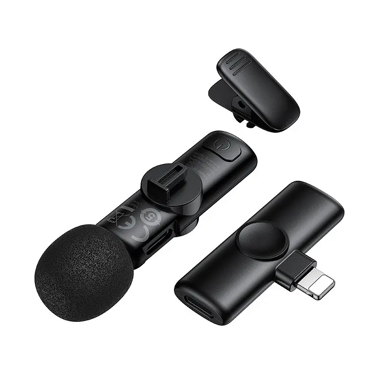 Бездротова мікрофонна система BOROFONE BFK16 Winner (Lightning) Black (6941991126482) - фото 7