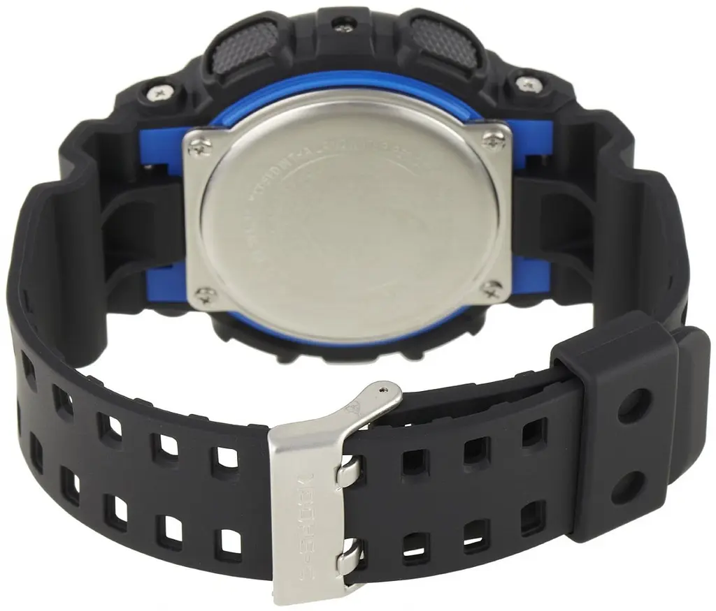 Наручний годинник ударостійке кварцове Casio G-Shock GA-100-1A2ER Оригінал для чоловіків з полімерним ремінцем - фото 4