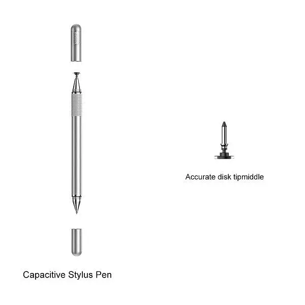 Стилус Baseus Golden Cudgel Capacitive (ACPCL-0S) Silver [65942] - фото 9