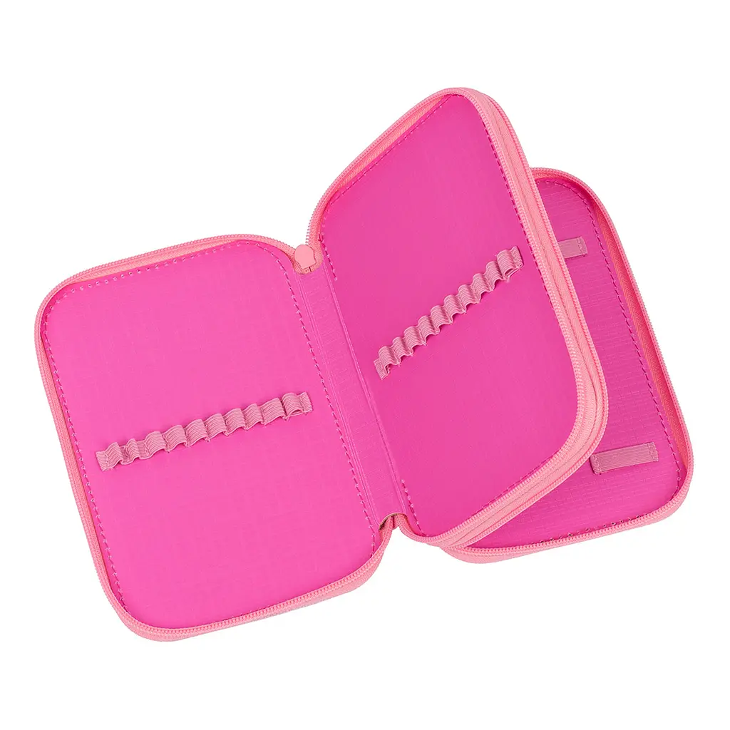 Шкільний пенал твердий 1Вересня твердий подвійний HP-01 Corgi, фіолетовий - фото 3