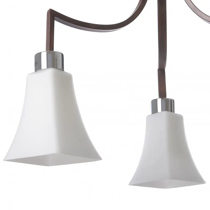 Люстра потолочная Brille для кухни E14 40W BR (LK-284C/3) - фото 11