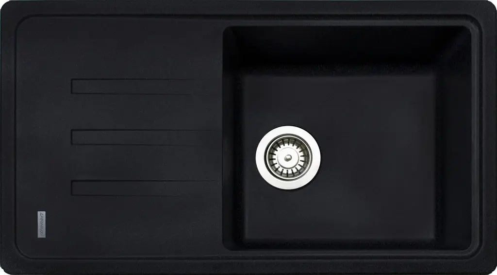 Кухонна мийка Adamant SLIM LONG антрацит 780x435x200 мм, з крилом 78 см - фото 3