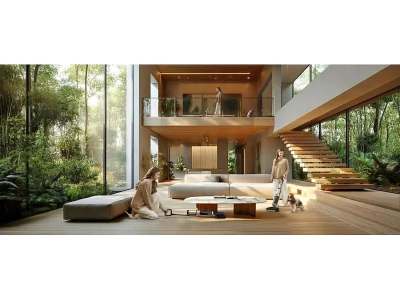 Акумуляторний мийний пилосос Tineco Floor One S5 Stretch Gold (FW690100PL) - фото 4