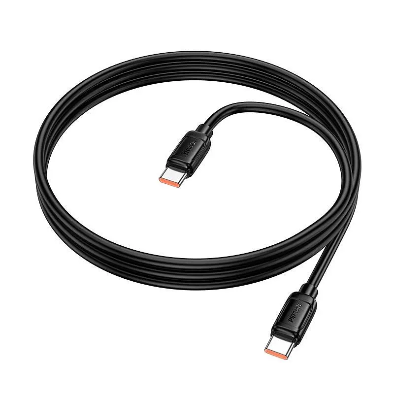 Кабель Hoco Type-C to Type-C Surpass Fast Charging Data cable X115 1 м 240W/5A - фото 2