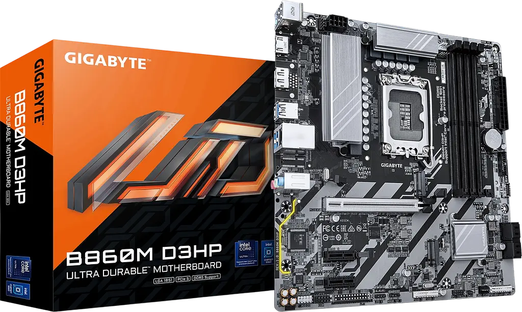 Материнська плата Gigabyte B860M D3HP LGA 1851 (B860M D3HP) - фото 4