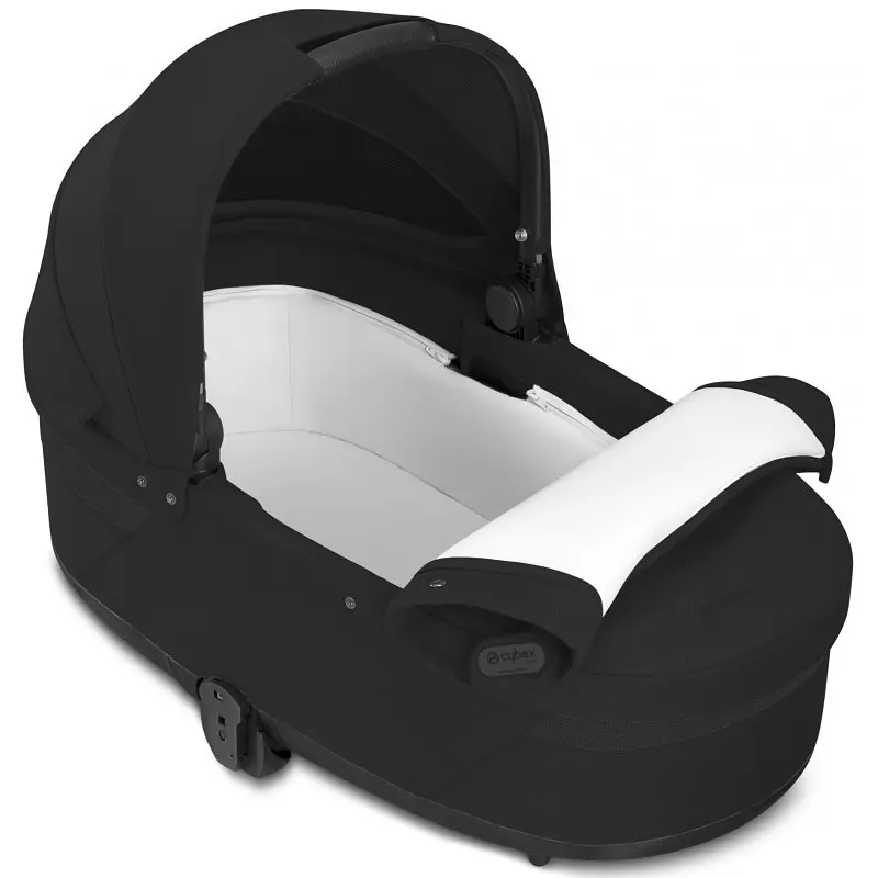 Коляска Cybex Balios 3 в 1 Moon Black автокрісло Cloud T i-Size Sepia Black + адаптори - фото 5