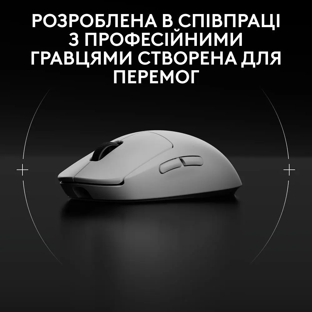 Миша бездротова Logitech G Pro 2 Lightspeed White (910-007302) - фото 2