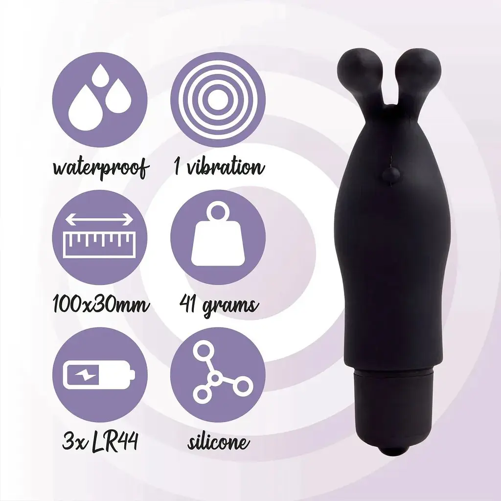 Вібратор на палець FeelzToys Magic Finger Vibrator Black - фото 6