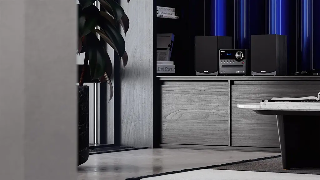 Мікросистема Sharp Micro Sound System Black (XL-B517D(BK)) - фото 9