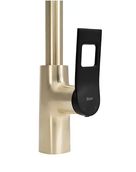 Змішувач для кухні Rea Soul gold/black (REA-B6205) - фото 2